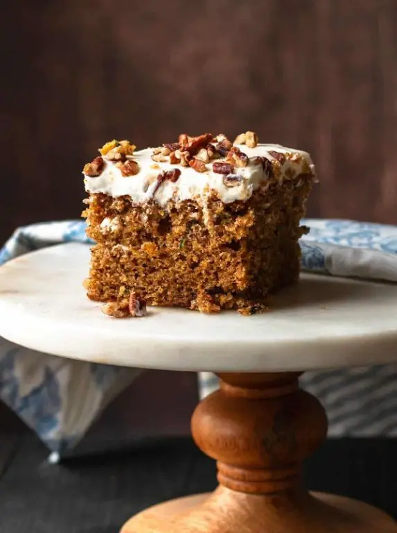 Classic Zucchini Spice Cake with Cream Cheese Frosting