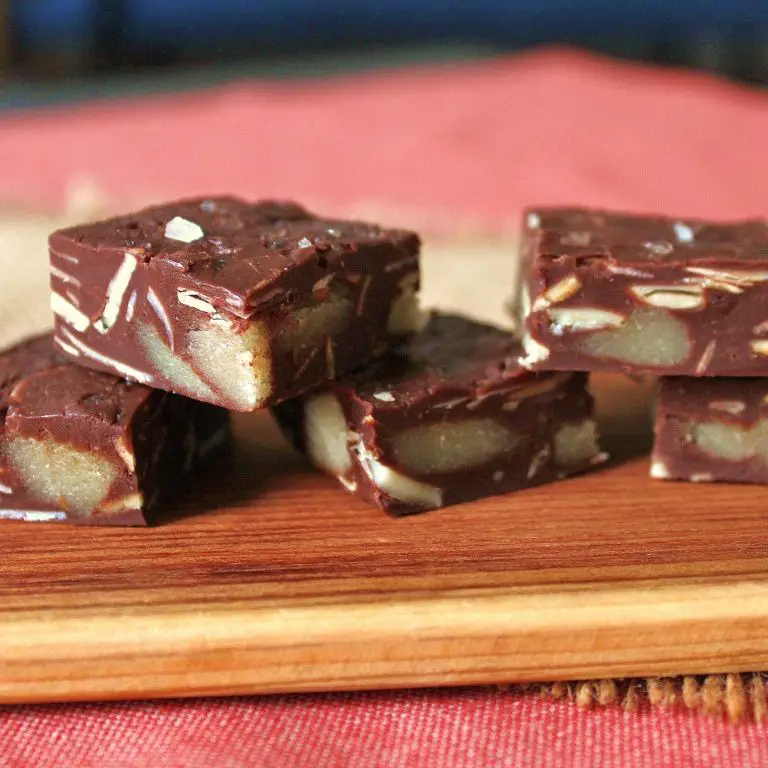 Coconut Almond Fudge with Condensed Milk