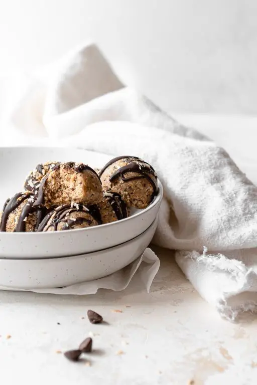 Coconut Almond Ice Cream Bites