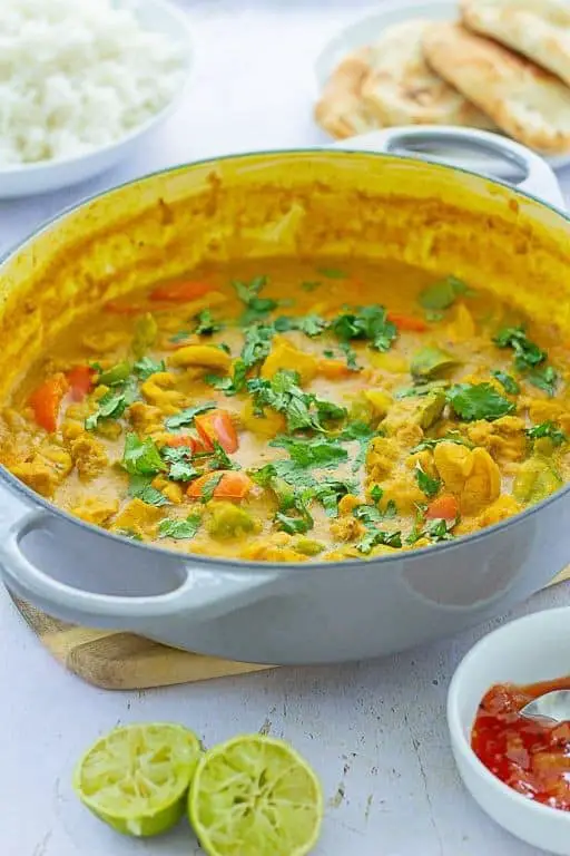 Coconut Chicken and Lentil Curry