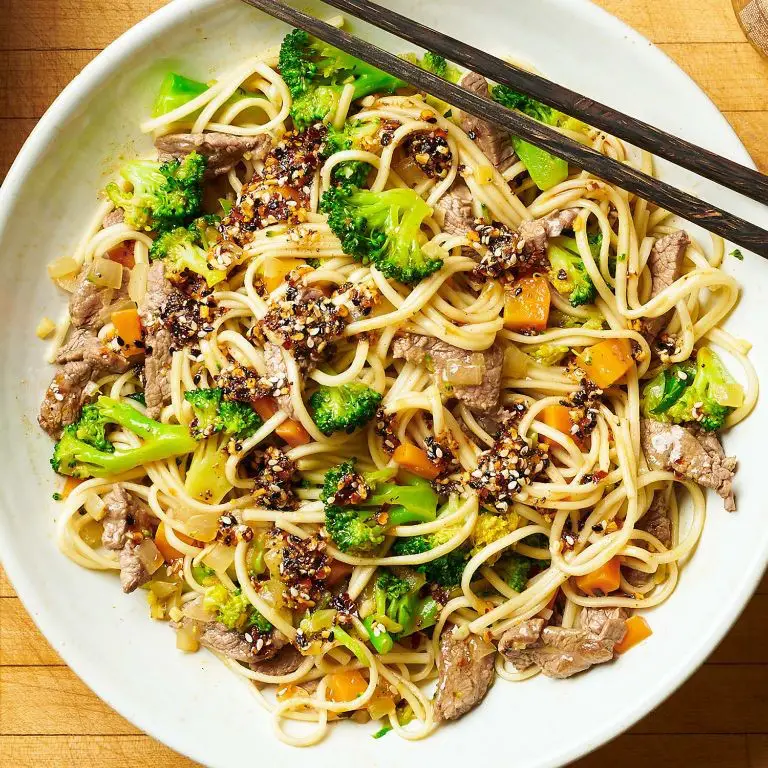 Coconut Curry Beef Lo Mein