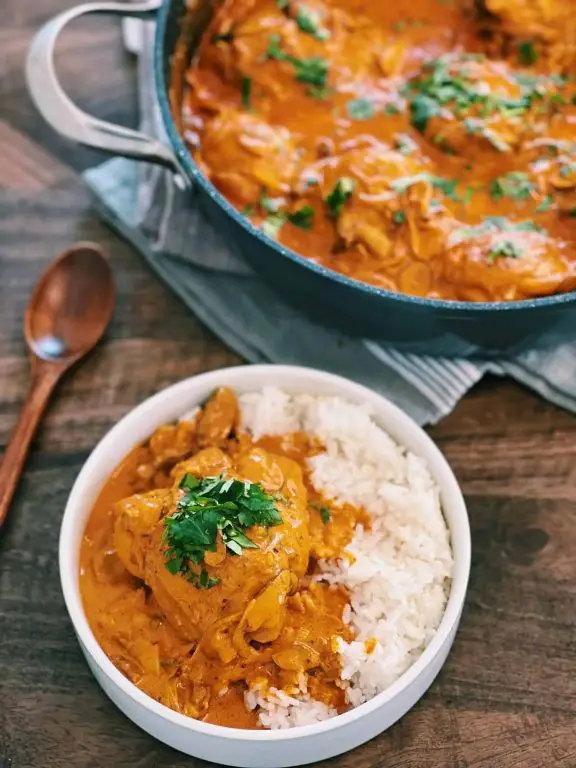 Coconut Curry Chicken Legs and Rice