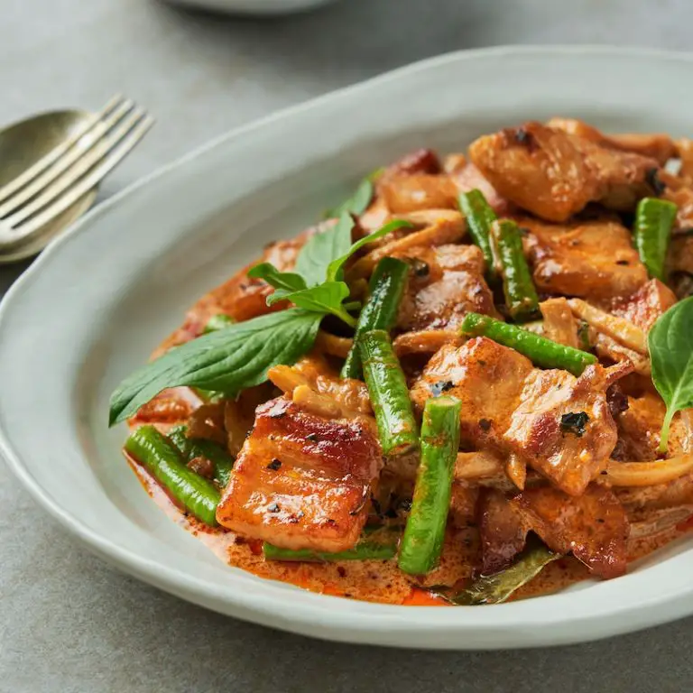 Coconut Curry Pork Stir Fry