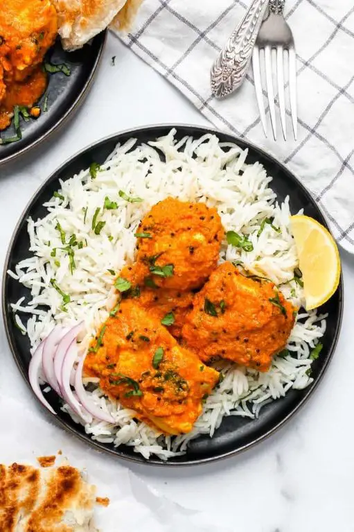 Coconut Curry Tilapia and Basmati Rice