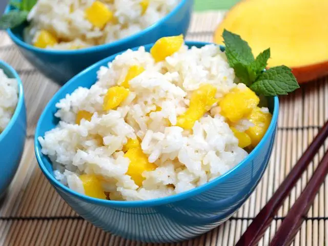 Coconut Jasmine Rice with Mango