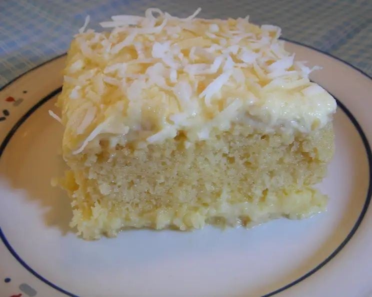 Coconut Jello Instant Pudding Cake