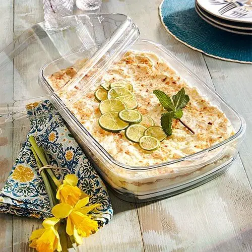 Coconut Lime Icebox Cake