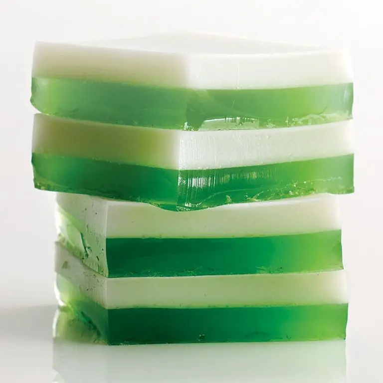 Coconut Lime Jello Jigglers