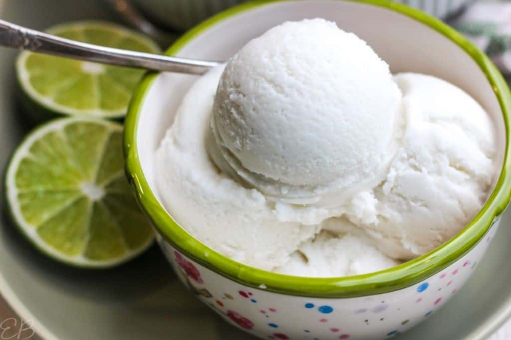 Coconut Lime Keto Ice Cream