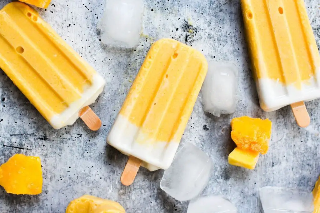 Coconut Mango Popsicles
