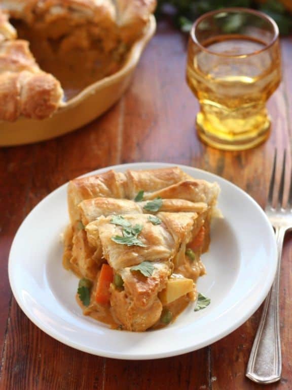 Coconut Milk Chicken Pot Pie