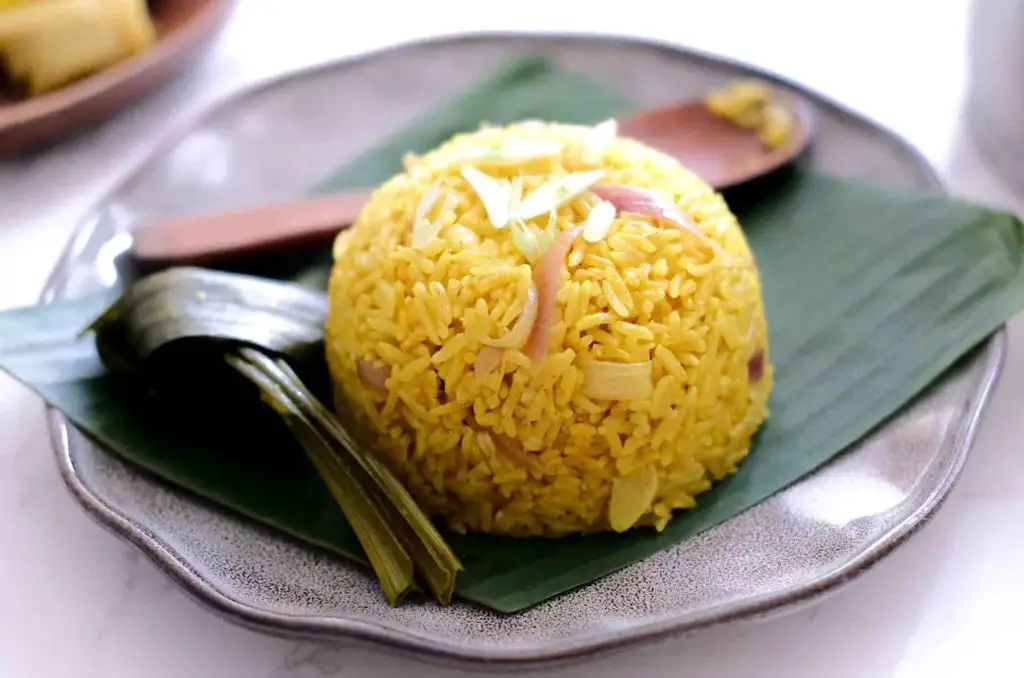 Coconut Milk Infused Yellow Rice