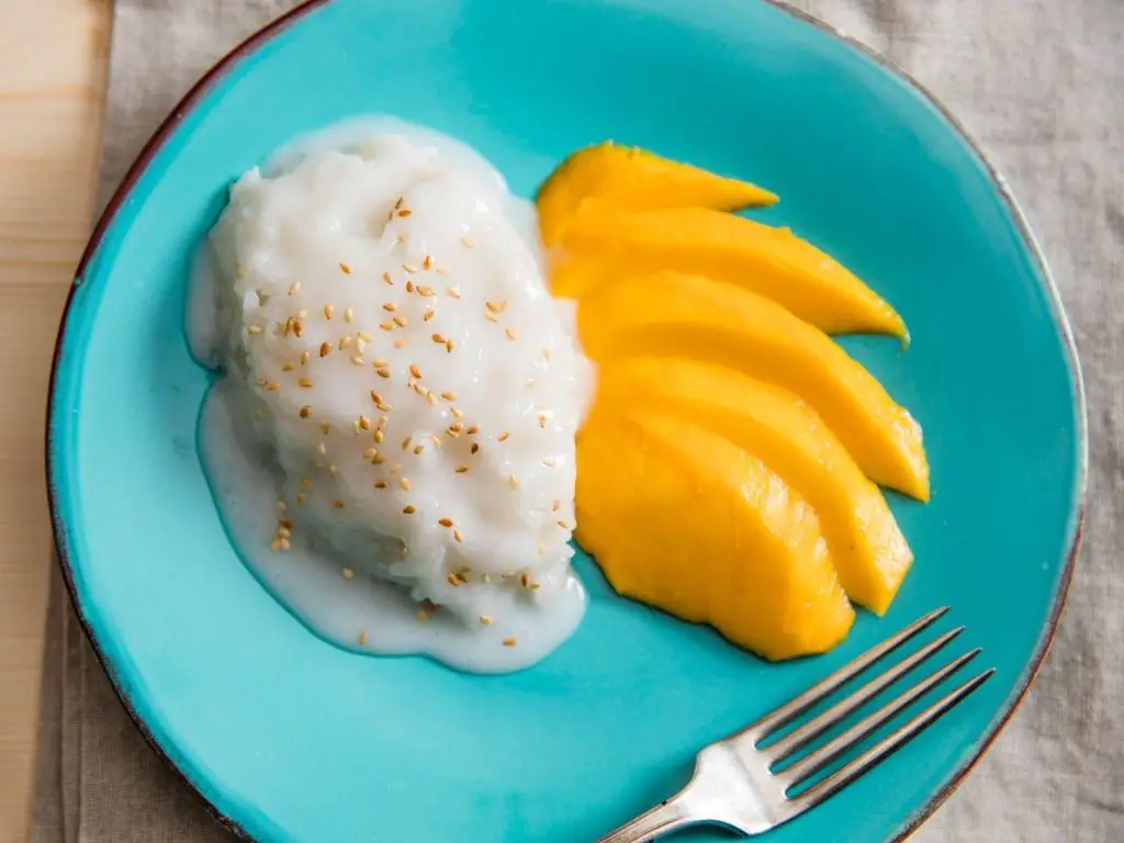Coconut Milk Mango Sticky Rice