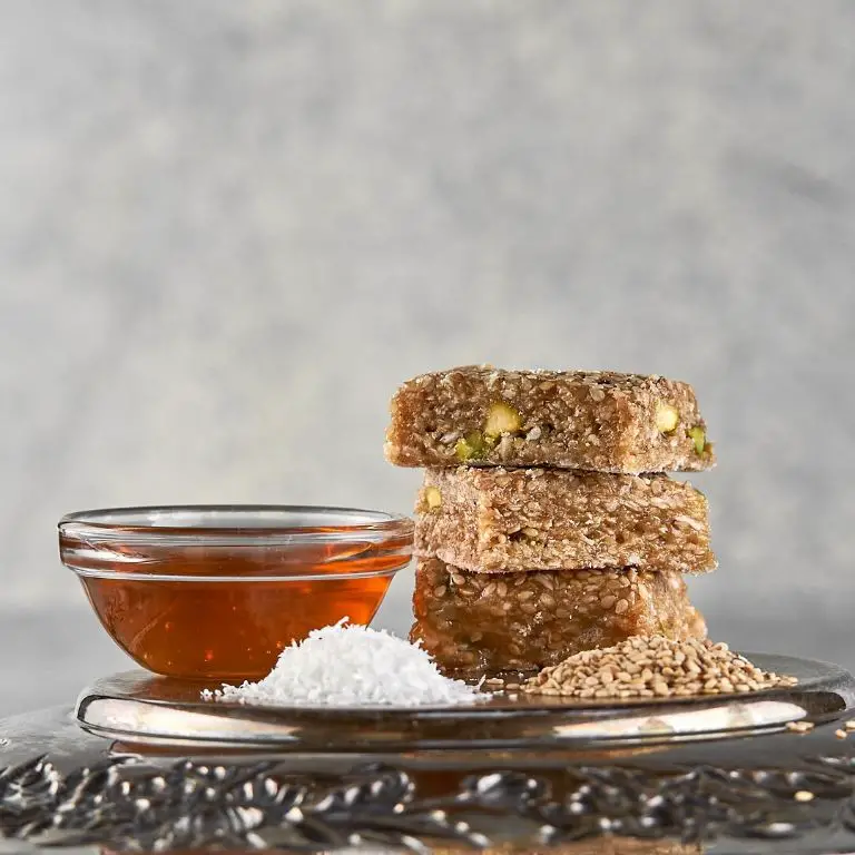 Coconut and Sesame Halva Bars
