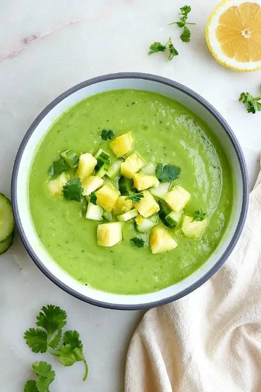 Cold Cucumber Avocado Soup