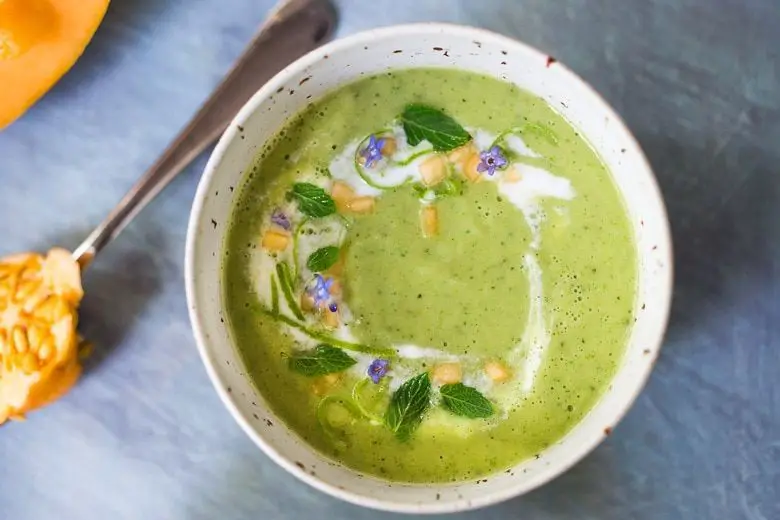 Cold Cucumber Melon Soup