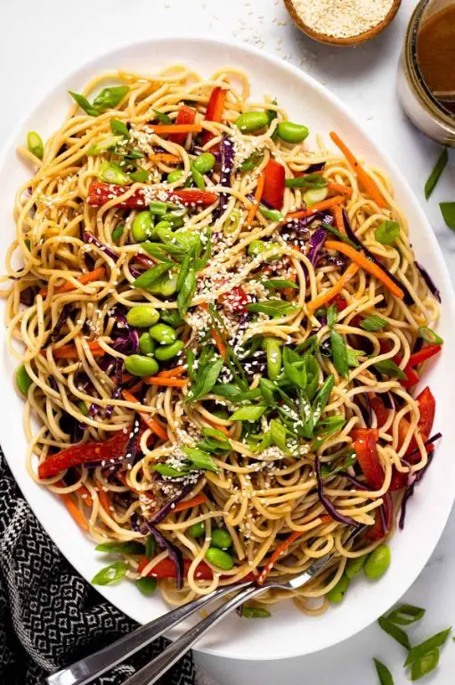 Cold Sesame Noodle Salad