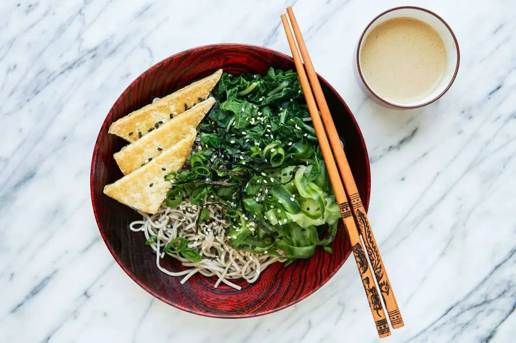 Cold Soba Noodles with Sesame Dressing