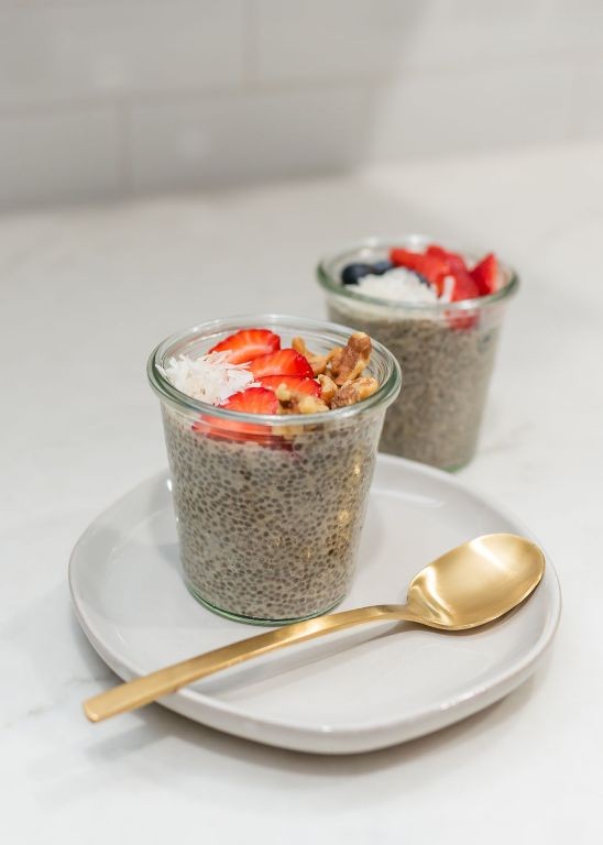 Collagen Coconut Chia Pudding