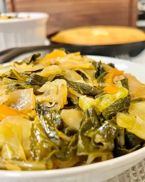 Collard Greens and Cabbage Medley