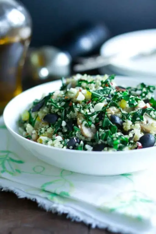 Collard Greens and Quinoa Salad