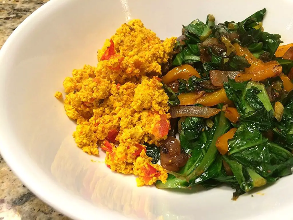 Collard Greens and Tofu Scramble