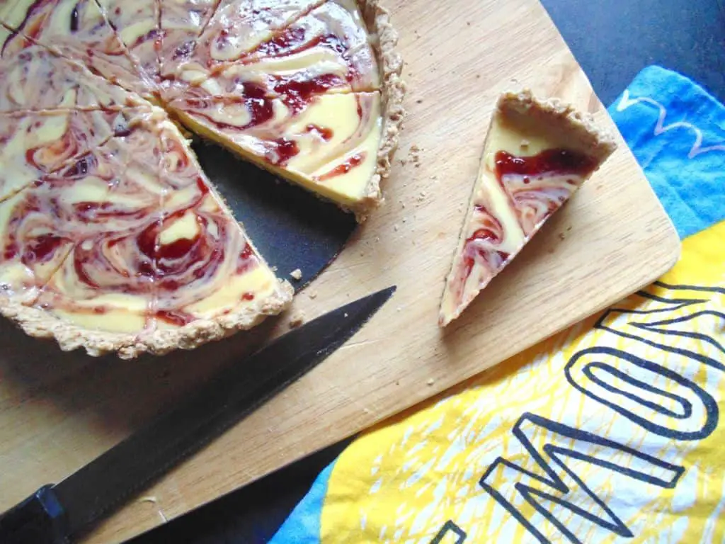 Condensed Milk Raspberry Tart