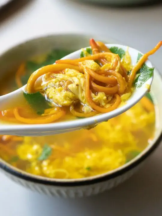 Cordyceps and Egg Drop Soup