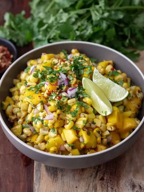 Corn Salad with Mango and Jalapeño