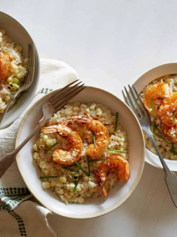 Corn and Shrimp Risotto