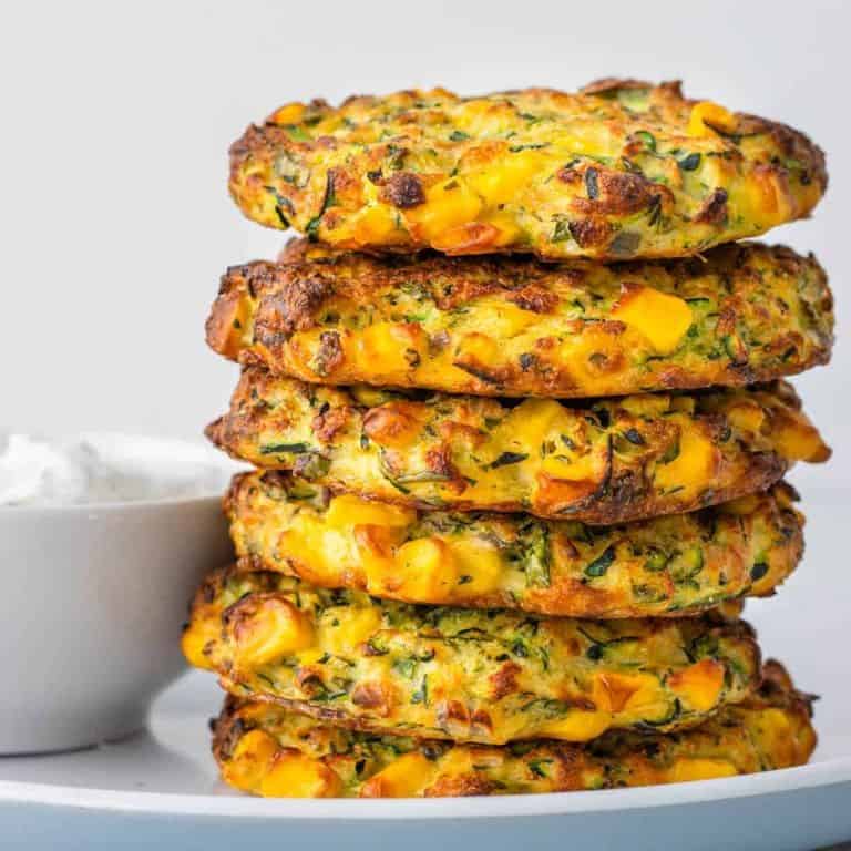 Corn and Zucchini Fritters