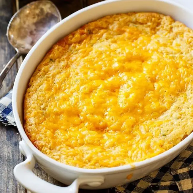Cornbread Casserole with Jalapeños