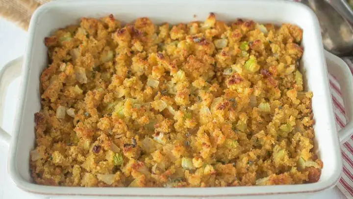 Cornbread Dressing with Sage and Onion