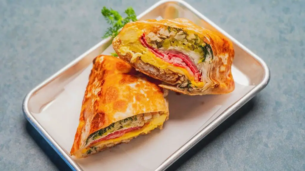 Corned Beef Brisket Breakfast Burritos