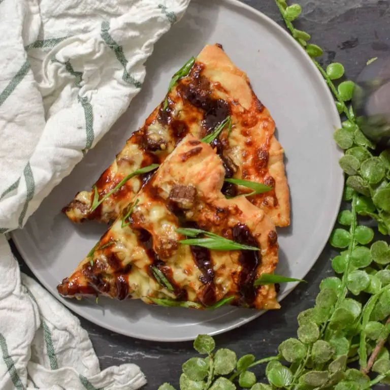Corned Beef Brisket Pizza with Caramelized Onions
