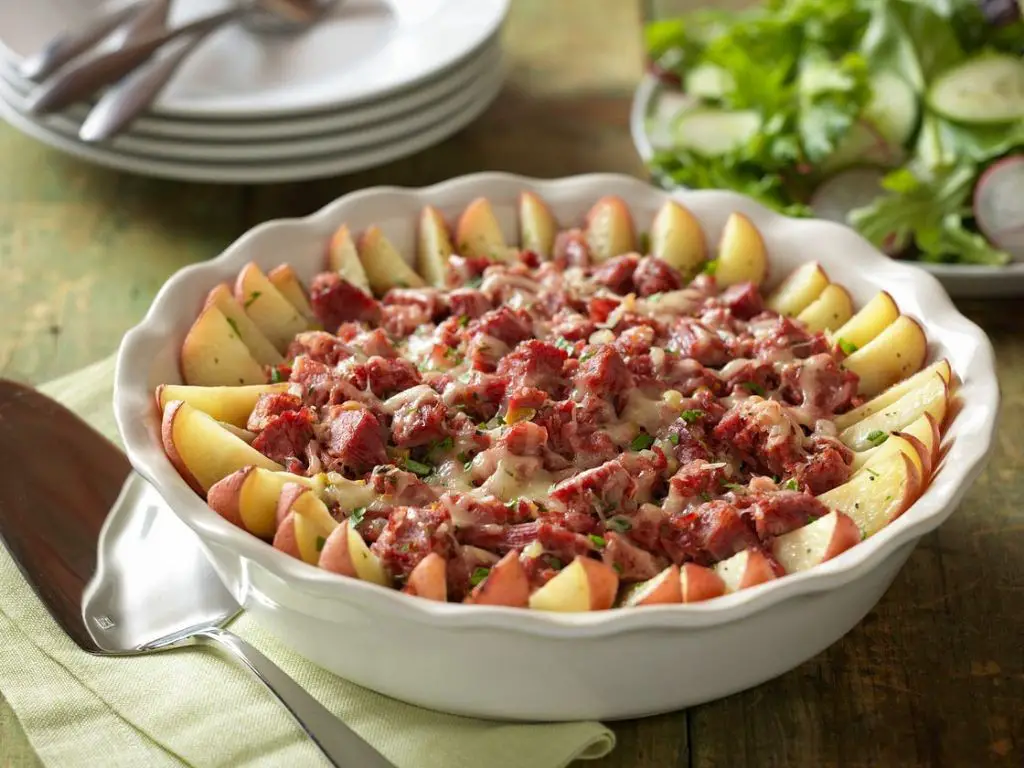 Corned Beef Brisket and Potato Casserole