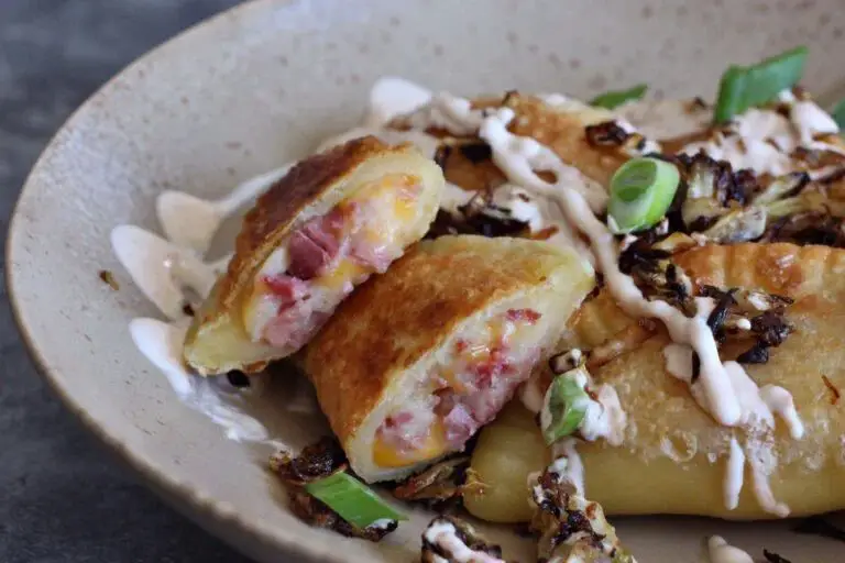 Corned Beef Brisket and Sauerkraut Pierogies