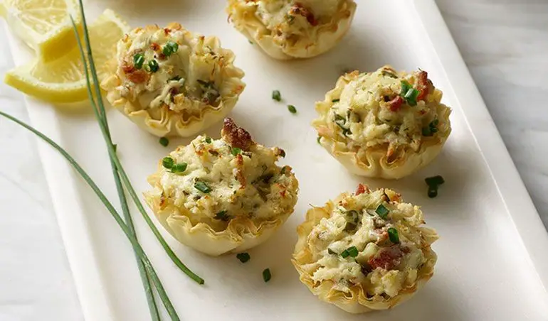 Crab and Cheese Phyllo Cups
