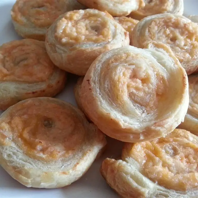 Crab and Puff Pastry Pinwheels