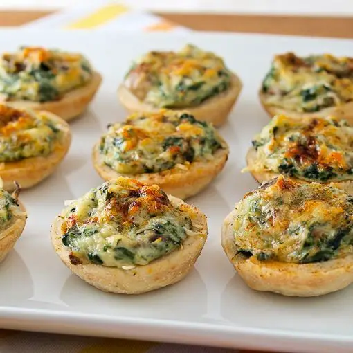 Crab and Spinach Tartlets