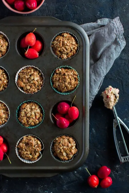 Crabapple and Walnut Muffins