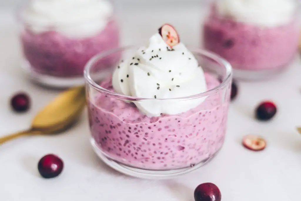 Cranberry Chia Pudding