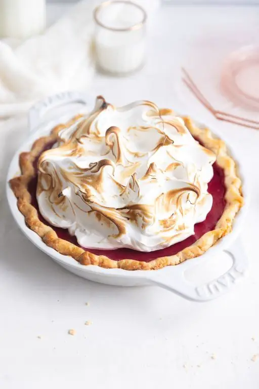 Cranberry Meringue Pie