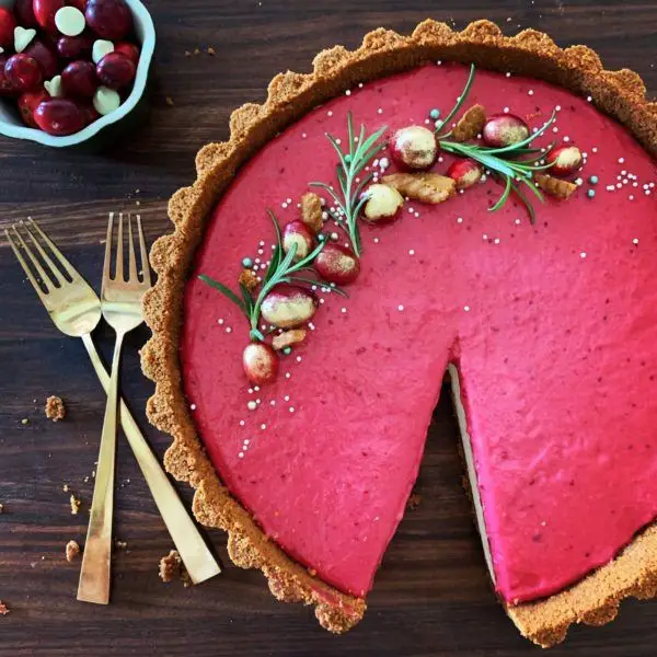 Cranberry Mousse Tart