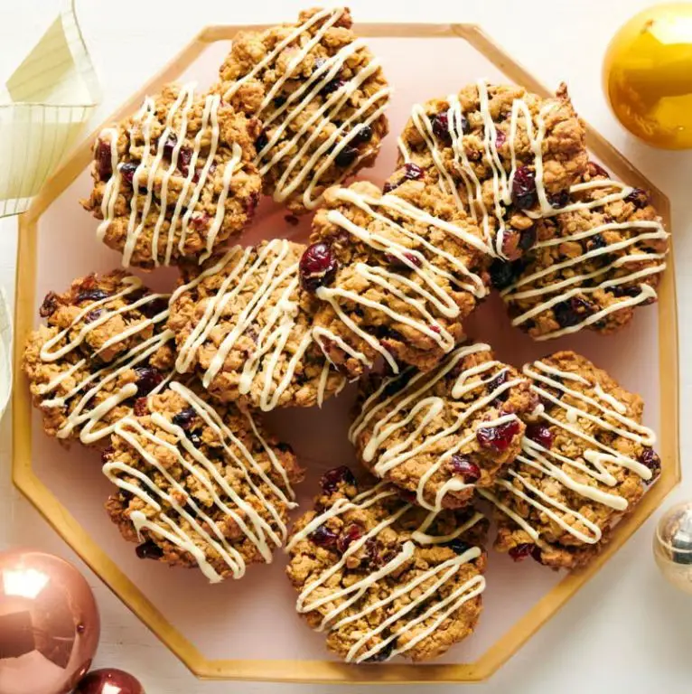 Cranberry Orange Oatmeal Cookies