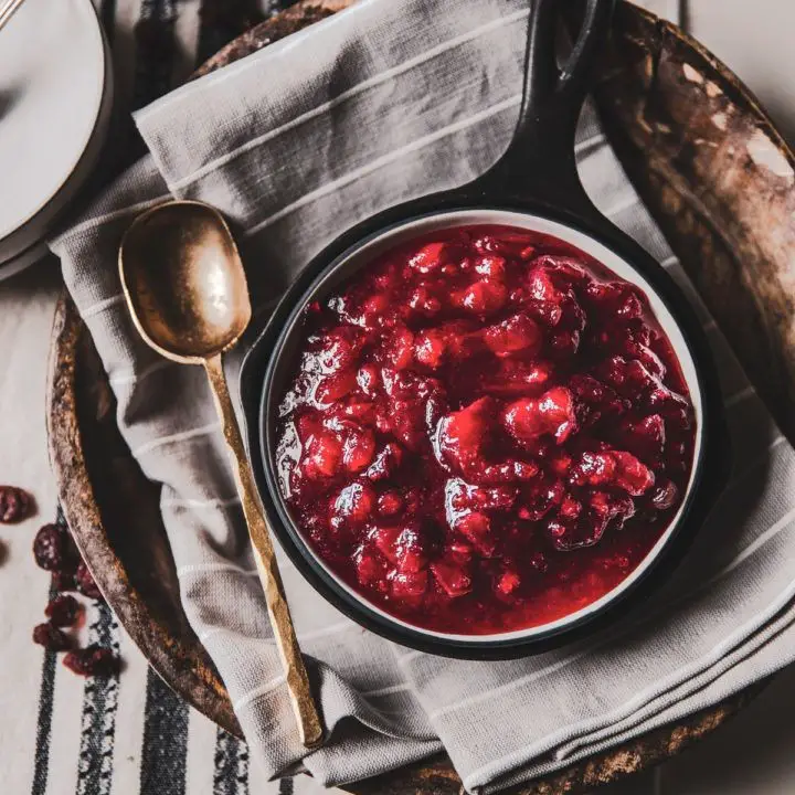 Cranberry Sauce with Apple Cider