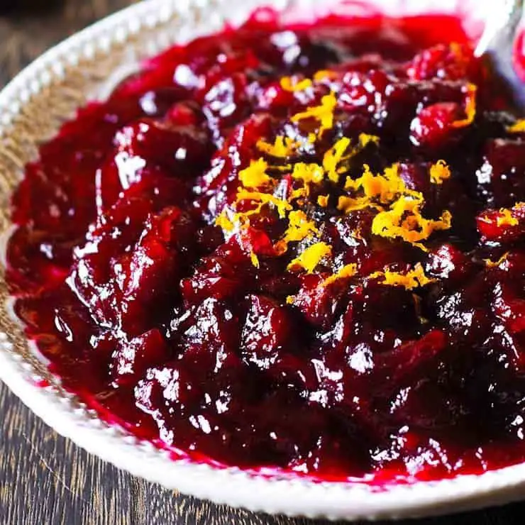 Cranberry Sauce with Grand Marnier