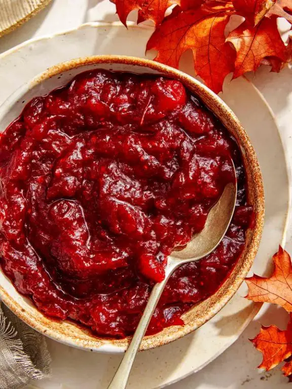 Cranberry Sauce with Star Anise