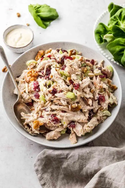 Cranberry Walnut Rotisserie Chicken Salad