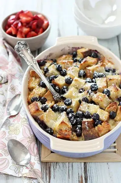 Cranberry and Brie Breakfast Casserole